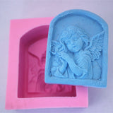 Soap mold/silicone soap mold/angel