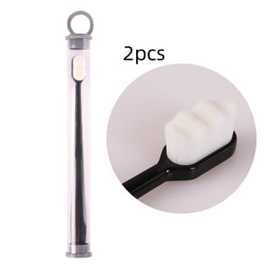 Ultra-fine Toothbrush Super Soft Bristle Deep Cleaning Brush Portable For Oral Care Tools Teeth Care Oral Cleaning Travel