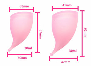 Medical Grade Silicone Feminine Hygiene Reusable Menstrual Cup