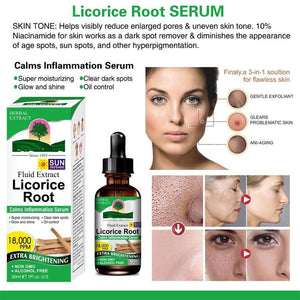 Cosmetic Facial Skin Care Licorice Root Fluoride