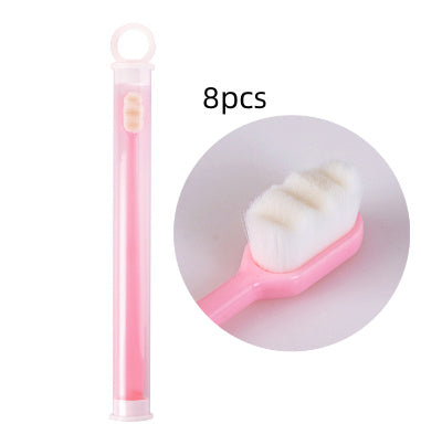 Ultra-fine Toothbrush Super Soft Bristle Deep Cleaning Brush Portable For Oral Care Tools Teeth Care Oral Cleaning Travel