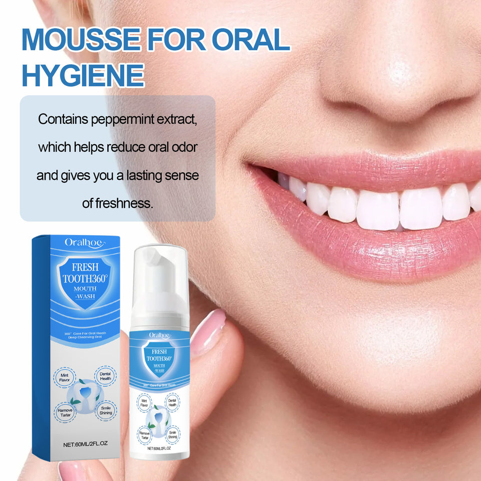 Oral Cleaning Mousse Whitening Teeth Care Gum